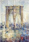 Michael Longo Famous Paintings - Manhattan Crossing